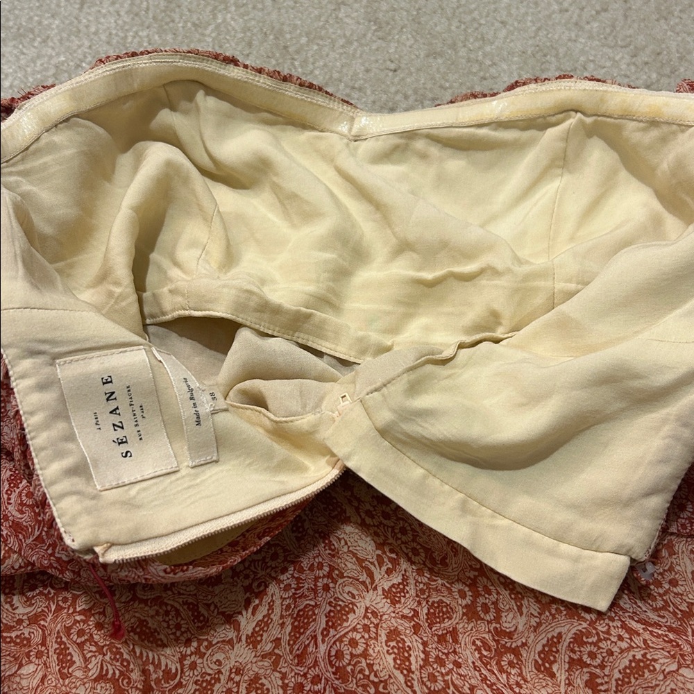Sezane Alba Off the Shoulder Mini Dress - Picture 7 of 8